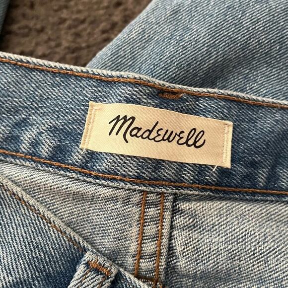 Madewell The Baggy Straight Jeans In Earlhurst Wash Ripped Edition - Picture 7 of 7